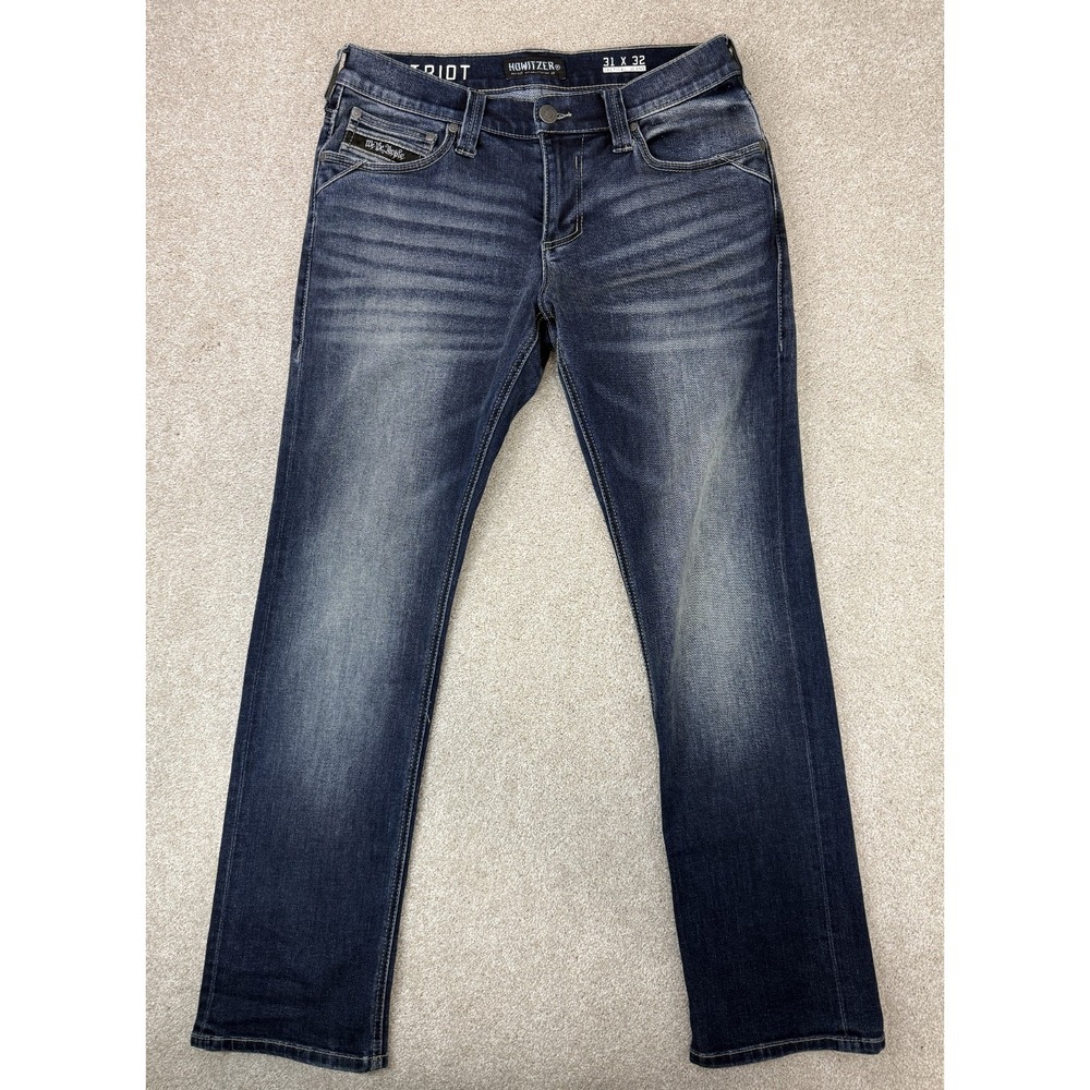 Howitzer Patriot Tactical Jeans Men's 31x32 Dark Blue We The People Stretch NWOT